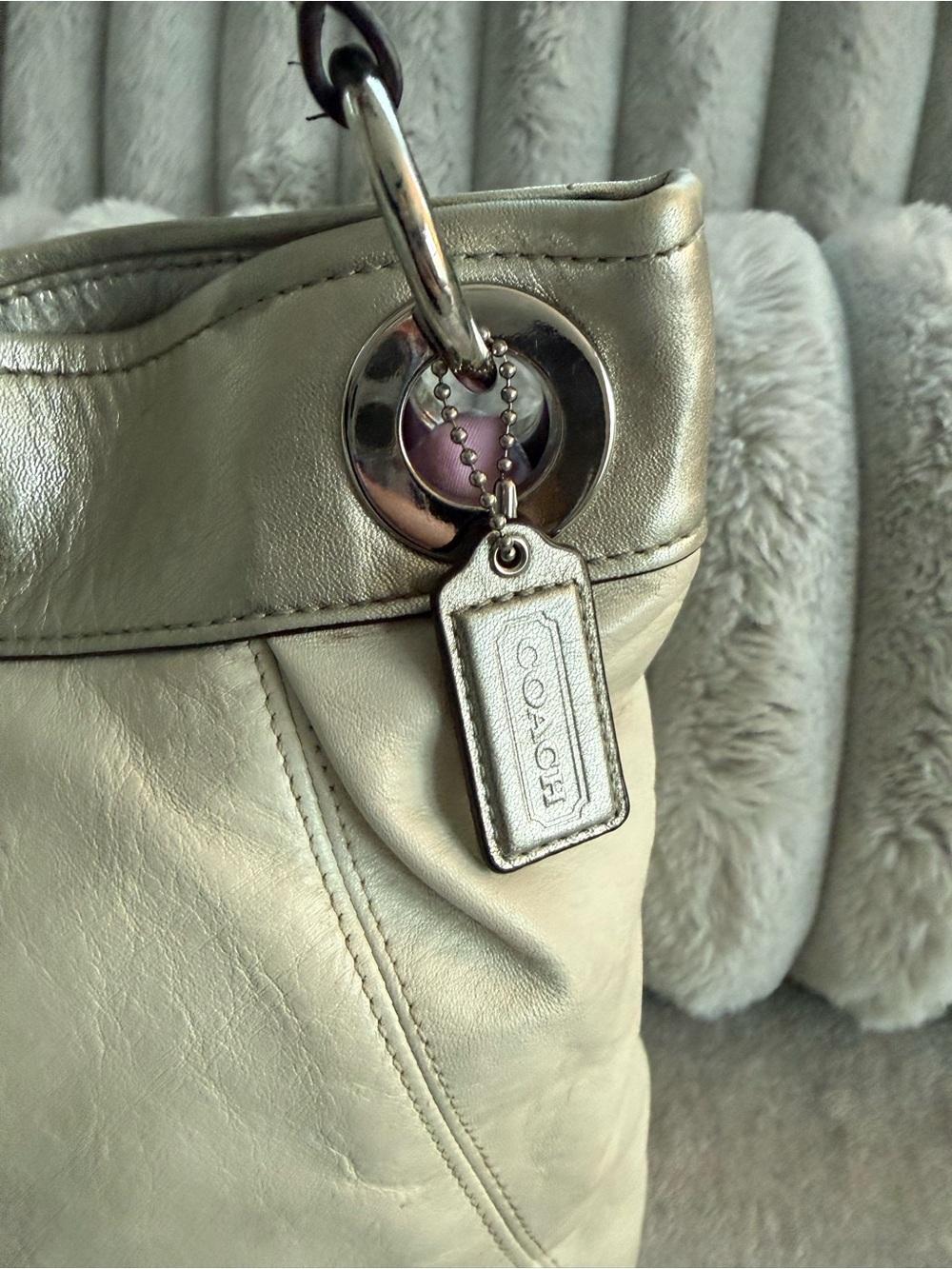 Coach Ashley Leather Hippie Convertible Pleated Crossbody - Picture 5 of 8